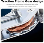 Adjustable Neck Traction Device, The Hook Design is controllable, The Gear Design Does not Need to Hang Heavy Objects, Easy to use, Effectively relieves Neck Pain, Suitable for Home or Outdoor