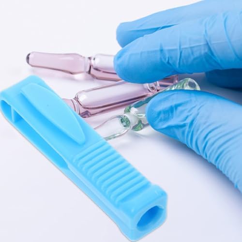 8pcs Nurse Ampoule Opener Set Reusable Portable Mini Bottle Opener Glass Vial Breaker Plastic Ampule Bottle Opening Tool for Medical and Home Use