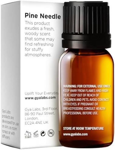 100% Pure Pine Essential Oil - 0.34 Fl Oz - Pine Oil for Hair, Skin, Diffuser, Aromatherapy & DIY Candle Making Scent