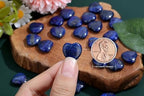 20PCS Lapis Lazuli Stone Crystal Heart Shaped Stones Polished Healing Crystals Natural Cute Pocket Trinket Gemstone Reiki Wholesale Set Balancing Meditation Mothers Day Bulk Gifts for Women