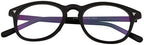 +3.00 Reading Glasses D shape Bifocals with line Matt Black Spectacles