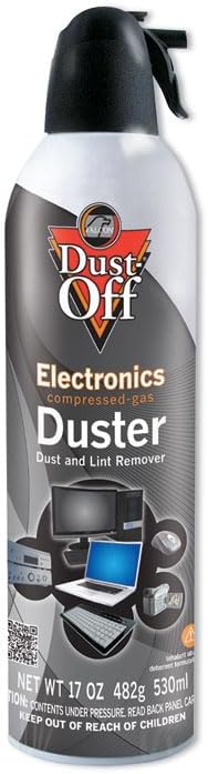Falcon Safety Dust-Off Jumbo Disposable Dusters-Dust-Off Jumbo Disposable Duster, 17 oz, 2-Pack