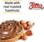 Flora Fine Foods Chocolate & Hazelnut Crunchy Spread | Imported from Italy | 7.76 oz jar | Spreadable Chocolate Sweet Butter (Single Jar)