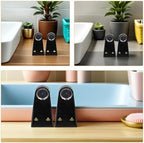 LIFKOME Metal Tray Metal Tray 2 Pcs Magnetic Soap Holder Self- Adhesive Magnetic Bar Soap Container for Shower Wall Washroom Bathroom Soap Dishes Body Wash Container Magnetic Wall Mount