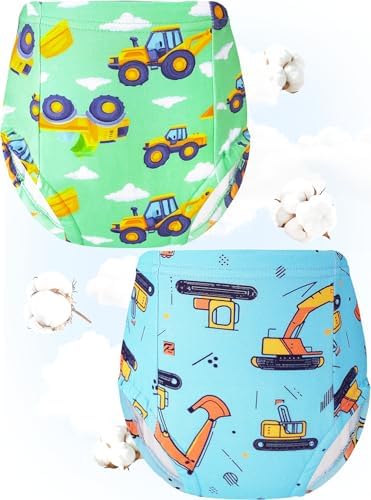 Boys Potty Training Underwear Pee Pants Cotton Absorbent Leak Resistant 4-Pack For Toddler 2t 3t 4t 5t 6 7 8 10