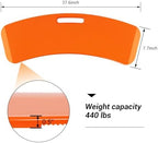 LOSCHEN Upgrade Short Version 27-inch Transfer Board with Tubular Slide Sheet(16"x24"),Transfer from Wheelchair to Bed, Toilet, Tub, Car, Slide Assist Device for Transferring, Weight Capacity 440 lbs