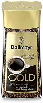 Instant Coffee Dallmayr Gold | Refined With Roasted Ground Coffee | 200 g | Dallmayr | Germany