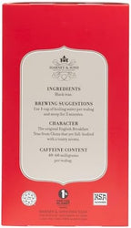 Harney & Sons Black Tea, Tea Bags, English Breakfast, 20 Count