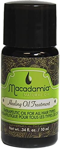 Macadamia Natural Oil Healing Oil Treatment Nourishing Hair Oil for Shine & Frizz Control, Sulfate & Paraben Free, 0.34 oz