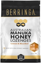 Berringa Australian Manuka Honey Lozenges (Lemon & Menthol)