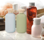 Didiseaon 2Pcs 200ml/6.7oz Squeeze Tubes Refillable Travel Bottles PE Cosmetic Container with Flip Cover for Vacation Facial Cleanser Shampoo Lotion Toiletries