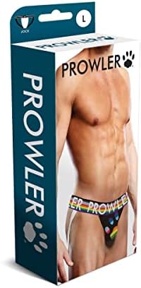 Prowler Black Oversized Paw Jock XL - UK Waist Size - 34" - 38" - One Count, Multicolor, 34-38