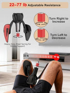 Pelvic Floor Exercise Devices 77 lb Adjustable Kegel Inner Thigh Exerciser and Hip Trainer Workout Equipment for Home Postpartum Recovery Women Men, with Band