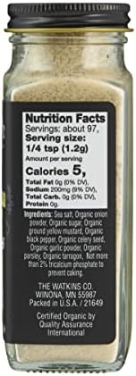 Watkins Gourmet Organic Spice Jar, Potato Salad Seasoning,4.1 Ounce (Pack of 3)