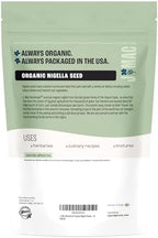 J Mac Botanicals, Organic Nigella Seeds (1 Pound), USDA Certified, black cumin seed, Nigella Sativa, Kalonji Seeds
