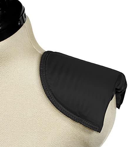 Dritz 1" Covered Set-in Shoulder Pads, 1 Pair, Black