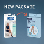 JOBST ACTIVA Sheer 20-30 mmHg Compression Socks Knee High Closed Toe
