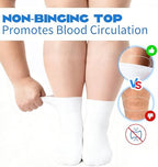 Forcool Non Binding Loose Top Seamless Ankle Low Cut Cotton Diabetic Socks for Men and Women, M/L/XL, 3/6 Pairs