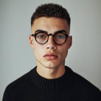 LONDON MOLE® Graduate reading glasses | Cool round panto shaped readers | Men’s Women’s Unisex | Spring hinges