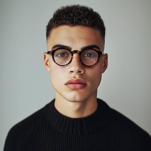 LONDON MOLE® Graduate reading glasses | Cool round panto shaped readers | Men’s Women’s Unisex | Spring hinges