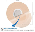20 Pack,Over Patches Waterproof for Dexcom g7,CGM Sensor Patches| Non-Glue Central, Full Coverage, Latex-Free, Hypoallergenic& Breathable | Easy to Remove Without Leaving Any Marks (Tan, 3.15 in)