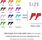 12 Colors Glasses Ear Grip Kids and Adults Sport Eyeglass Strap Holder, Eyewear Retainer, Silicone Anti Slip Holder
