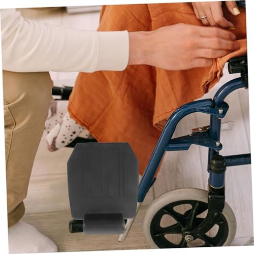 FRCOLOR 2pcs Stable Wheelchair Footplates Calf Pad Replacement Pedal for Wheelchair