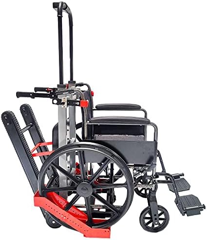 MS3C-300WC-X Battery Operated Stair Trolley for Wheelchairs, Stair Assist, Weight Capacity 350lbs