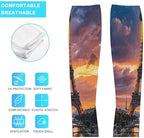 Beautiful Eiffel Tower Paris Cooling Arm Sleeves Ice Silk Breathable UV Sun Protection, Sports Arm Sleeves