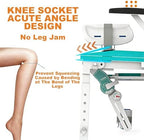 Electric Lower Limb Trainer with Remote Control, -10~150° Full Angle Exercise and Adjustable Backrest Knee Joint Rehabilitation Device for Leg Extension and Bending