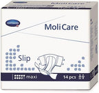 Molicare Slip Maxi Adult Incontinence Diaper - Size: Medium, Plastic Backed Adult Diaper, Moderate Absorbency Leak Protection, Unisex for Women and Men (Medium, 56 Count)