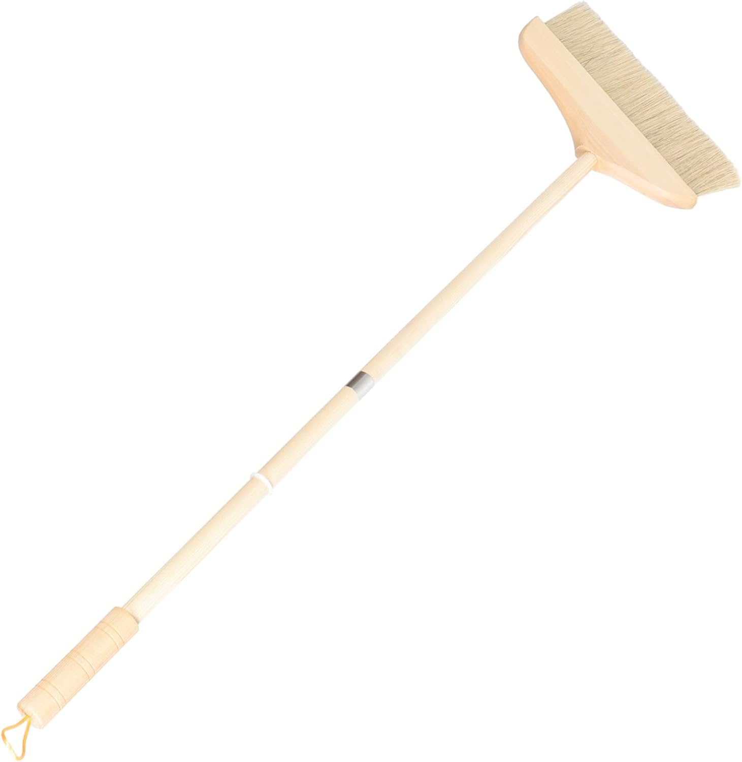 minkissy Portable Soft Broom for Indoor Use Long Handle Sweep for Dusting and Cleaning Safe for Floors