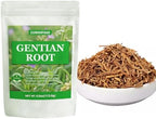 Dried Gentian Root (Long Dan Cao) - 4oz (113g) | Tradditional Bitter Herbal Tea, Non-GMO