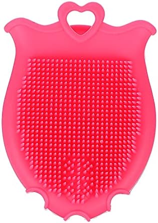 Beaupretty Silicone Shampoo Brush for Baby and Kids Soft Scalp Massager with Comfortable Grip Gentle Exfoliating Toddler Bath Scrubber for Hair Care