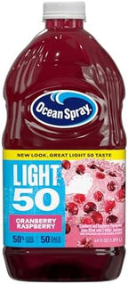Ocean Spray® Cran-Raspberry50™ Cranberry and Raspberry Juice Drink, 64 Fl Oz Bottle (Pack of 6)
