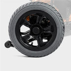 12" Rear Wheel Assembly for Electric Wheelchair, 310×50-203 Replacement Wheel Accessories, Pneumatic Rubber Tire w/11/16(17mm) Bearing(Axle spacing 2.5cm)