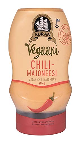 Auran Vegan Chili mayonnaise sauce 1 Jar of 285g SÖPÖSÖPÖ pack (SOPOSOPO)