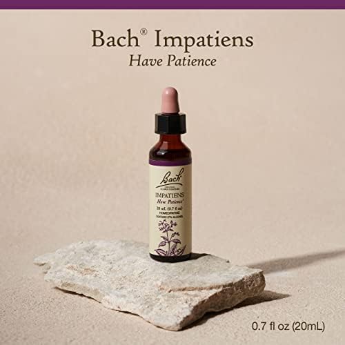 Bach Original Flower Remedies, Impatiens - Have Patience - Natural Homeopathic Flower Essence for Emotional Balance - Vegan, Gluten Free, Sugar Free - 20mL Dropper