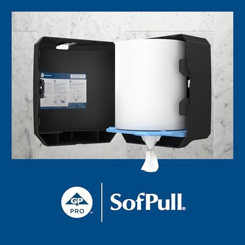 Georgia-Pacific SofPull Centerpull Regular Capacity Premium Paper Towel, White, 28124, 324 Sheets Per Roll, 6 Rolls Per Case
