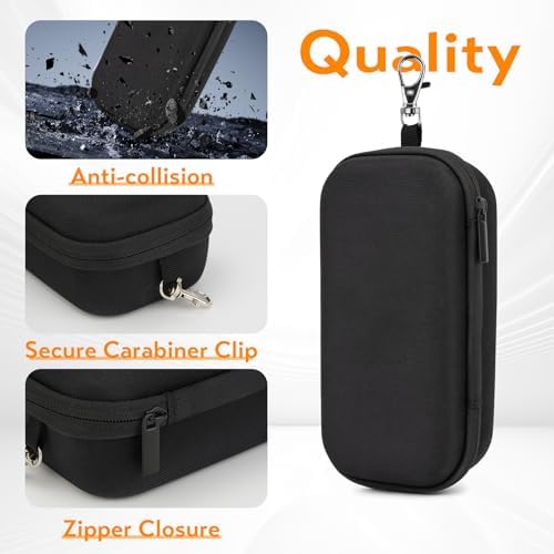 Double Eyeglasses Case, Hard Shell Dual Glasses Case Travel Sunglasses Organizer for Men Women