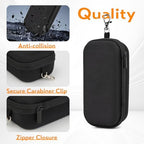 Double Eyeglasses Case, Hard Shell Dual Glasses Case Travel Sunglasses Organizer for Men Women