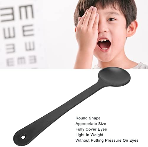 Ophthalmic Eye Occluder, Eye Occluder Lightweight Full Cover Handheld Professional Vision Test Occluder for Eye Chart Exam