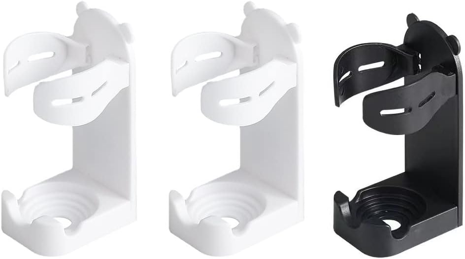 3 Pack Electric Shaver Holder Adhesive Wall Mount Electric Razor Holder Hanger Electric Toothbrush Holder for Rechargeable Wet Dry Shaver Beauty Shavers Hair Trimmer Bathroom Counter Organizer