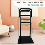 Couch Stand Assist for Elderly, Sofa & Chair Stand Assist Rail, Heavy Duty Bed Assist Rail with Non-Slip Covers. Suitable for Seniors and Other Relied On Persons.