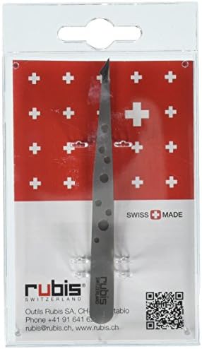 Rubis Switzerland Evolution/Elegance Two Tip Tweezer-Silver