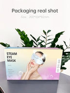 Eye Steamer for Dry Eye, Steam Therapy Mask 2 Levels, Adjustable Steam Eye Massager with Heat, Smart Hot & Cold Nano Mist Moisturizing, Gifts for Women Men Mom Dad