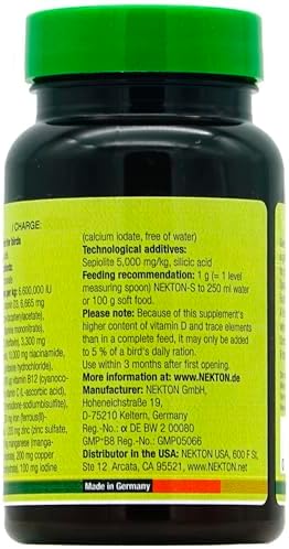 Nekton-S Multi-Vitamin for Birds, 75gm, (2.65 ounce)