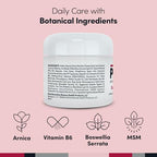 Penetrex Daily Joint & Muscle Care Cream – Soothing Botanical Formula with Arnica, Vitamin B6 & MSM – Lightweight Fast-Absorbing Cream for Everyday Movement - Non-Greasy - Light Scent- 2 oz