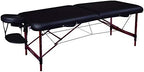 Master Massage Zephyr Lightweight Portable Massage Table Package- Tattoo Table- Spa Bed (Black, Maroon)