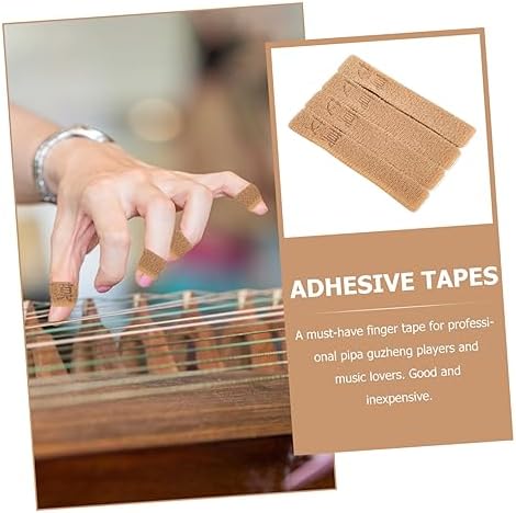 DECHOUS 4pcs Guzheng Finger Tape Nail Cover Guitar Pick Finger Wrap Reusable Pipa Nails Tape Hands Stabilizer Right Hand